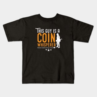 Fun metal detecting - great gift idea for coin collecting fans Kids T-Shirt